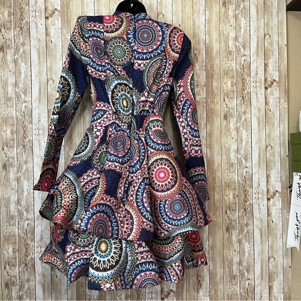 Colorful Patterned Dress Size Small - Picture 7 of 13